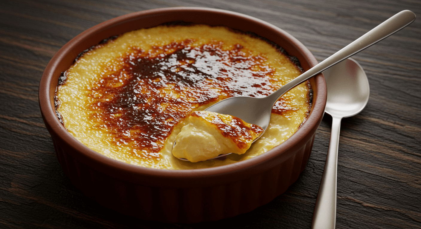 A delicious and caramelized crab brulee recipe