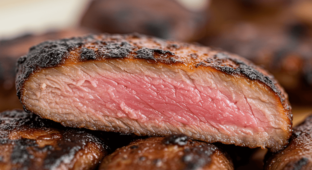 A delicious plate of cooked sandhill crane meat with side dishes.