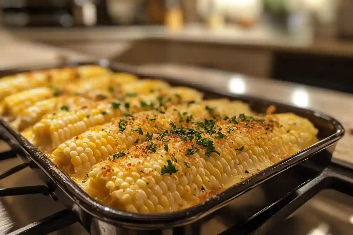 A close up of shoepeg corn kernels, a type of corn known for its sweetness.